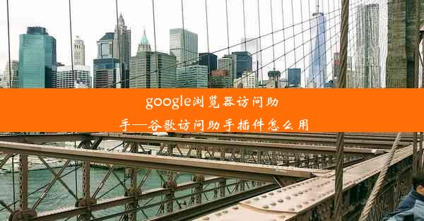 google浏览器访问助手—谷歌访问助手插件怎么用