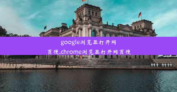 google浏览器打开网页慢,chrome浏览器打开网页慢