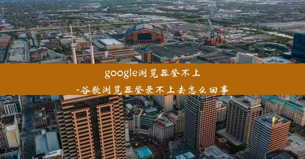 google浏览器登不上-谷歌浏览器登录不上去怎么回事