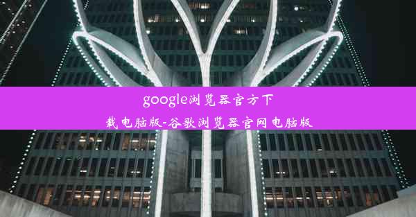 google浏览器官方下载电脑版-谷歌浏览器官网电脑版