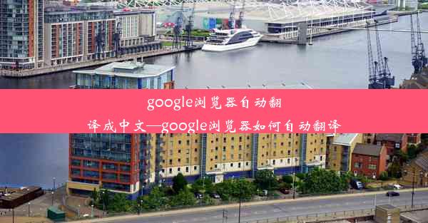 google浏览器自动翻译成中文—google浏览器如何自动翻译