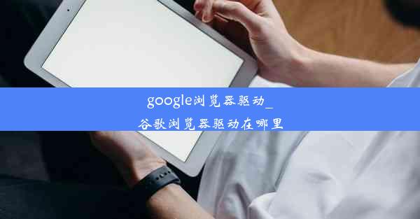 google浏览器驱动_谷歌浏览器驱动在哪里