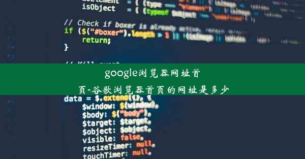 google浏览器网址首页-谷歌浏览器首页的网址是多少