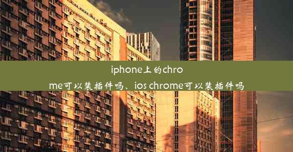 iphone上的chrome可以装插件吗、ios chrome可以装插件吗