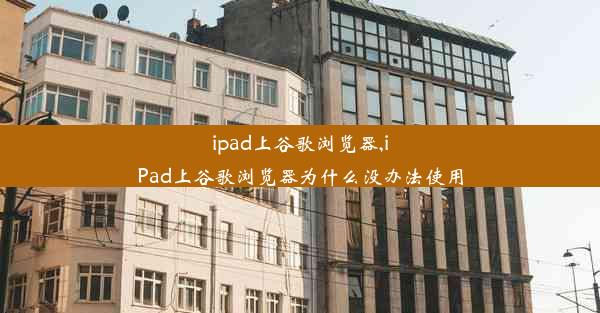 ipad上谷歌浏览器,iPad上谷歌浏览器为什么没办法使用