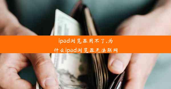 ipad浏览器用不了,为什么ipad浏览器无法联网