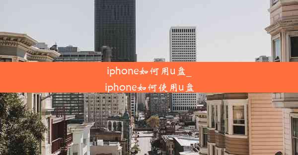 iphone如何用u盘_iphone如何使用u盘