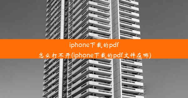 iphone下载的pdf怎么打不开(iphone下载的pdf文件在哪)