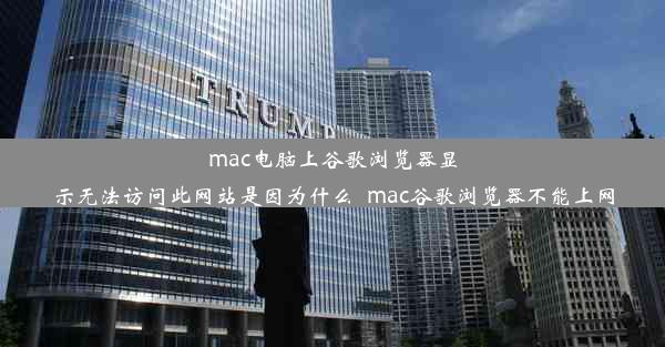 mac电脑上谷歌浏览器显示无法访问此网站是因为什么_mac谷歌浏览器不能上网