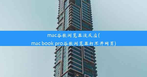 mac谷歌浏览器没反应(mac book pro谷歌浏览器打不开网页)