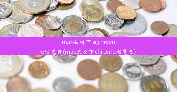 mac如何下载chrome浏览器(mac怎么下chrome浏览器)