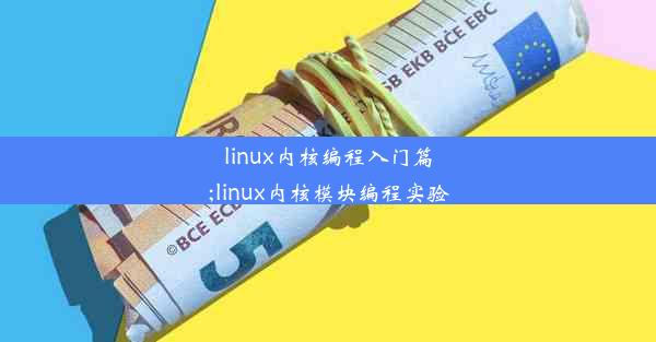 linux内核编程入门篇;linux内核模块编程实验