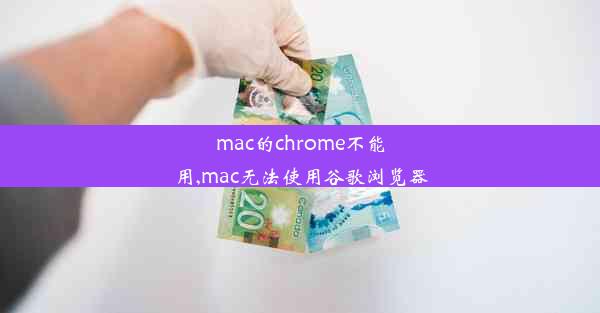 mac的chrome不能用,mac无法使用谷歌浏览器