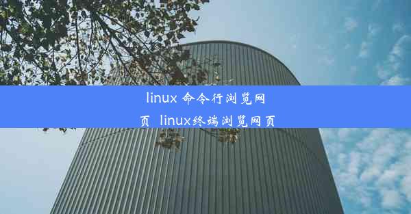 linux 命令行浏览网页_linux终端浏览网页