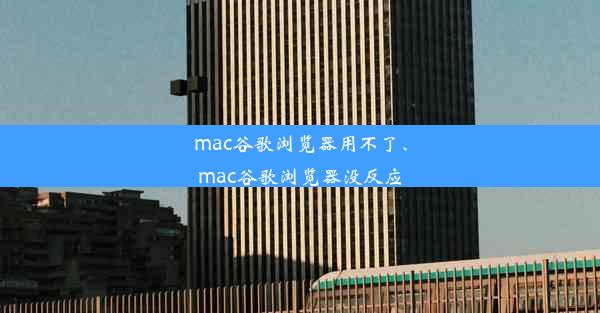 mac谷歌浏览器用不了、mac谷歌浏览器没反应