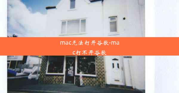 mac无法打开谷歌-mac打不开谷歌