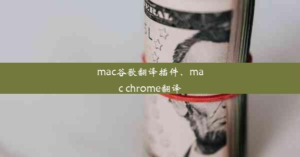 mac谷歌翻译插件、mac chrome翻译