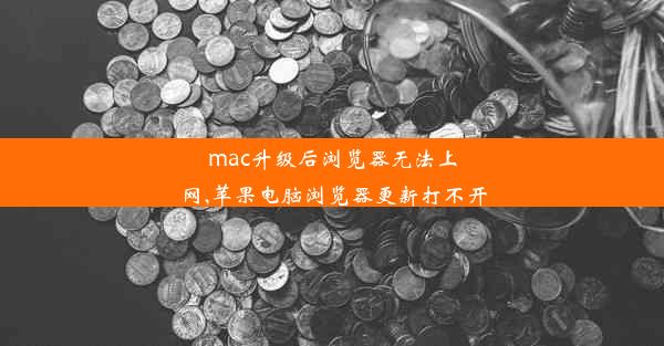 mac升级后浏览器无法上网,苹果电脑浏览器更新打不开