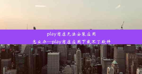 play商店无法安装应用怎么办—play商店应用下载不了软件