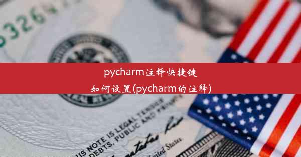 pycharm注释快捷键如何设置(pycharm的注释)