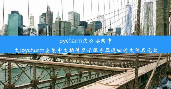 pycharm怎么安装中文;pycharm安装中文插件显示服务器返回的文件名无效