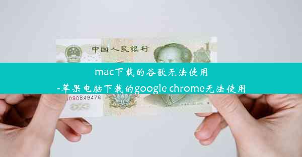 mac下载的谷歌无法使用-苹果电脑下载的google chrome无法使用