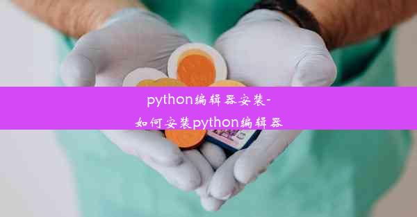 python编辑器安装-如何安装python编辑器