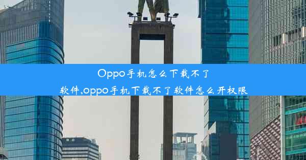 Oppo手机怎么下载不了软件,oppo手机下载不了软件怎么开权限