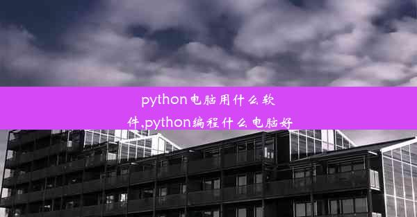 python电脑用什么软件,python编程什么电脑好