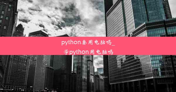 python要用电脑吗_学python用电脑吗