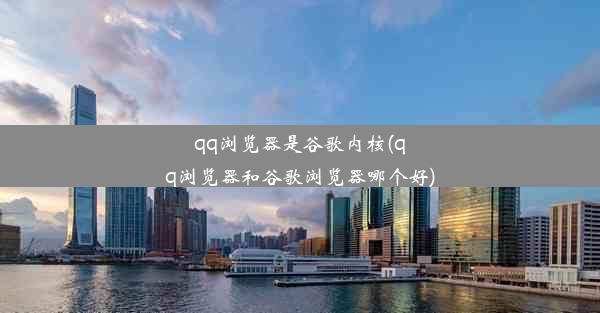 qq浏览器是谷歌内核(qq浏览器和谷歌浏览器哪个好)