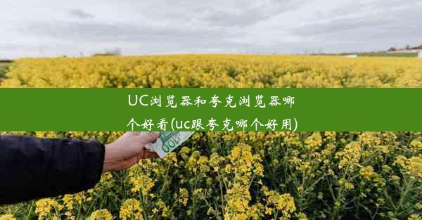 UC浏览器和夸克浏览器哪个好看(uc跟夸克哪个好用)