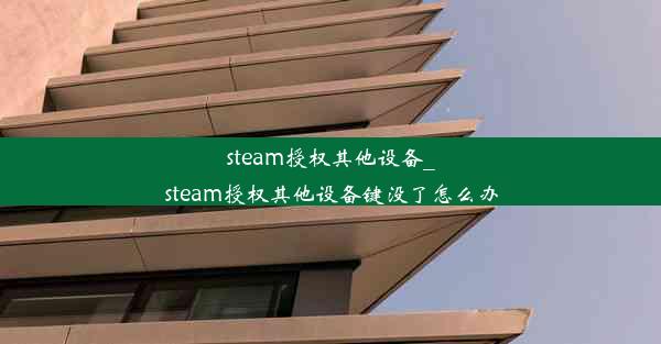 steam授权其他设备_steam授权其他设备键没了怎么办