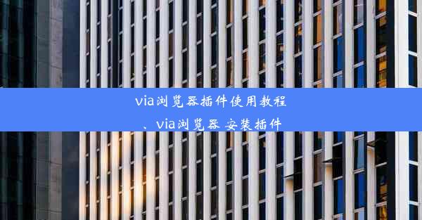 via浏览器插件使用教程、via浏览器 安装插件