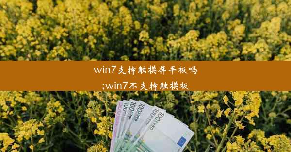 win7支持触摸屏平板吗;win7不支持触摸板