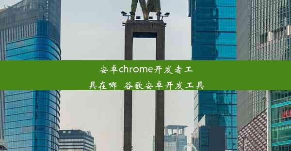 安卓chrome开发者工具在哪_谷歌安卓开发工具