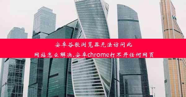 安卓谷歌浏览器无法访问此网站怎么解决,安卓chrome打不开任何网页