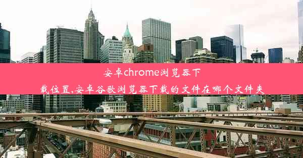 安卓chrome浏览器下载位置,安卓谷歌浏览器下载的文件在哪个文件夹