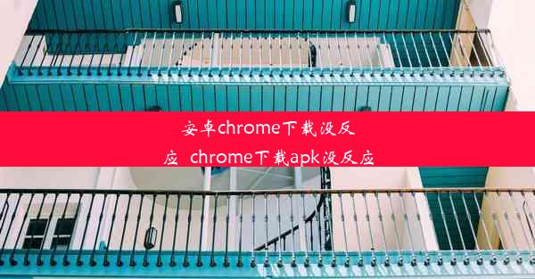 安卓chrome下载没反应_chrome下载apk没反应