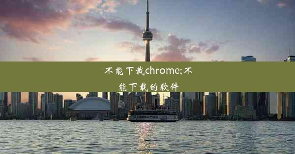 不能下载chrome;不能下载的软件