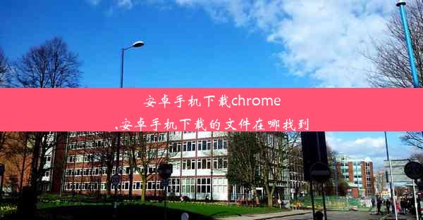 安卓手机下载chrome,安卓手机下载的文件在哪找到