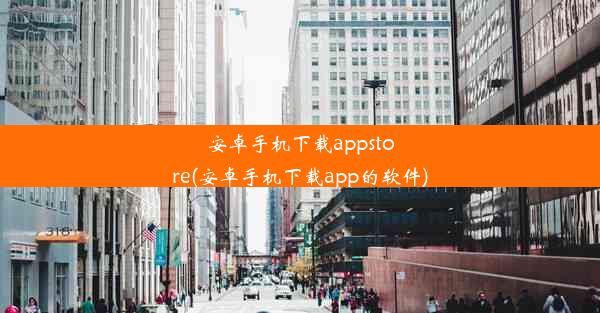 安卓手机下载appstore(安卓手机下载app的软件)