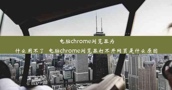 电脑chrome浏览器为什么用不了_电脑chrome浏览器打不开网页是什么原因