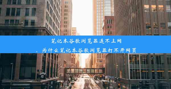 笔记本谷歌浏览器连不上网、为什么笔记本谷歌浏览器打不开网页