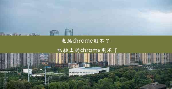 电脑chrome用不了-电脑上的chrome用不了