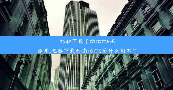 电脑下载了chrome不能用,电脑下载的chrome为什么用不了