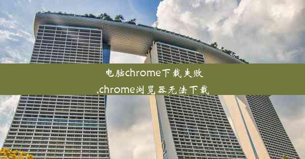 电脑chrome下载失败,chrome浏览器无法下载