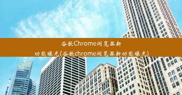 谷歌Chrome浏览器新功能曝光(谷歌chrome浏览器新功能曝光)