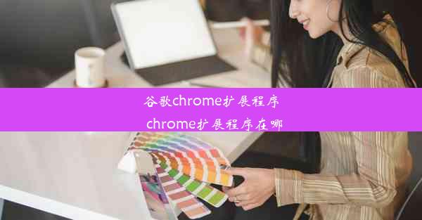 谷歌chrome扩展程序_chrome扩展程序在哪