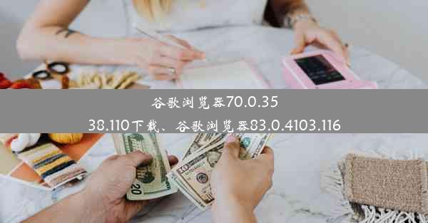 谷歌浏览器70.0.3538.110下载、谷歌浏览器83.0.4103.116